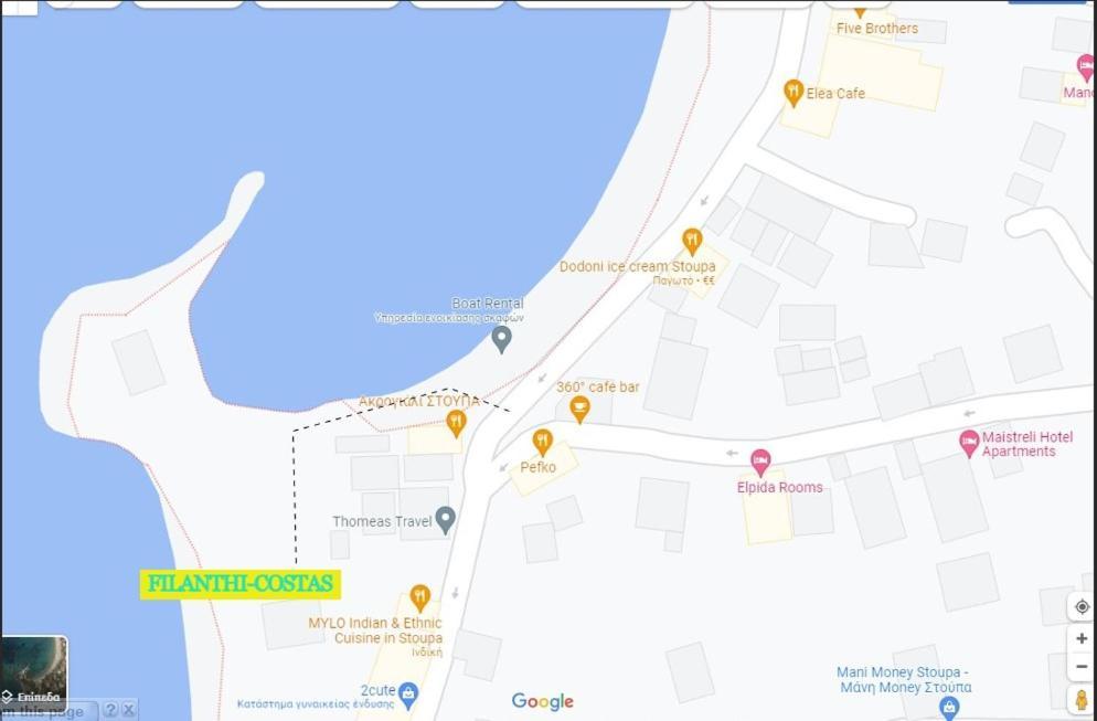 Filanthi Costas Hotel Ступа Екстериор снимка